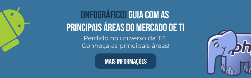Perdido no universo da TI? Veja o nosso Infográfico com as rincipais áreas de atuação do mercado de TI