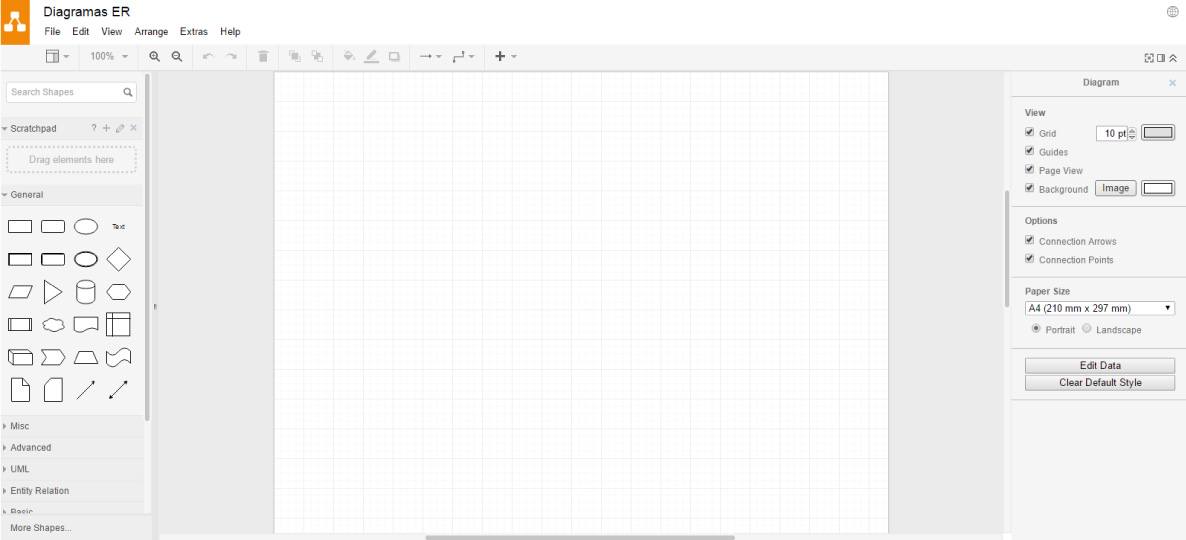 Diagramas ER com Draw.io